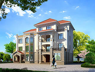 豪华别墅施工案例图