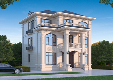 简欧风格三层农村自建房全套方案